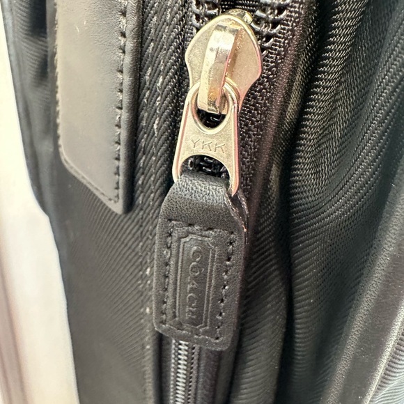 VINTAGE Coach Black Nylon & Leather Briefcase/Laptop Bag 51113 - Picture 6 of 16